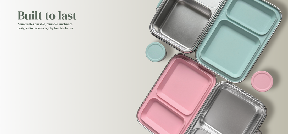 Nom Stainless-Steel Lunchware: Features, Safety, and Sustainability for Families
